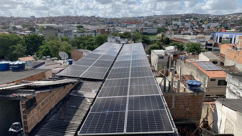 Usina solar instalada pela Recel: Arlux Têxtil, Caruaru-PE